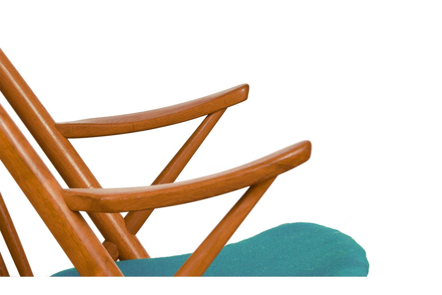 Mid-Century Modern Teak Rocking Chair by Frank Reenskaug For Sale