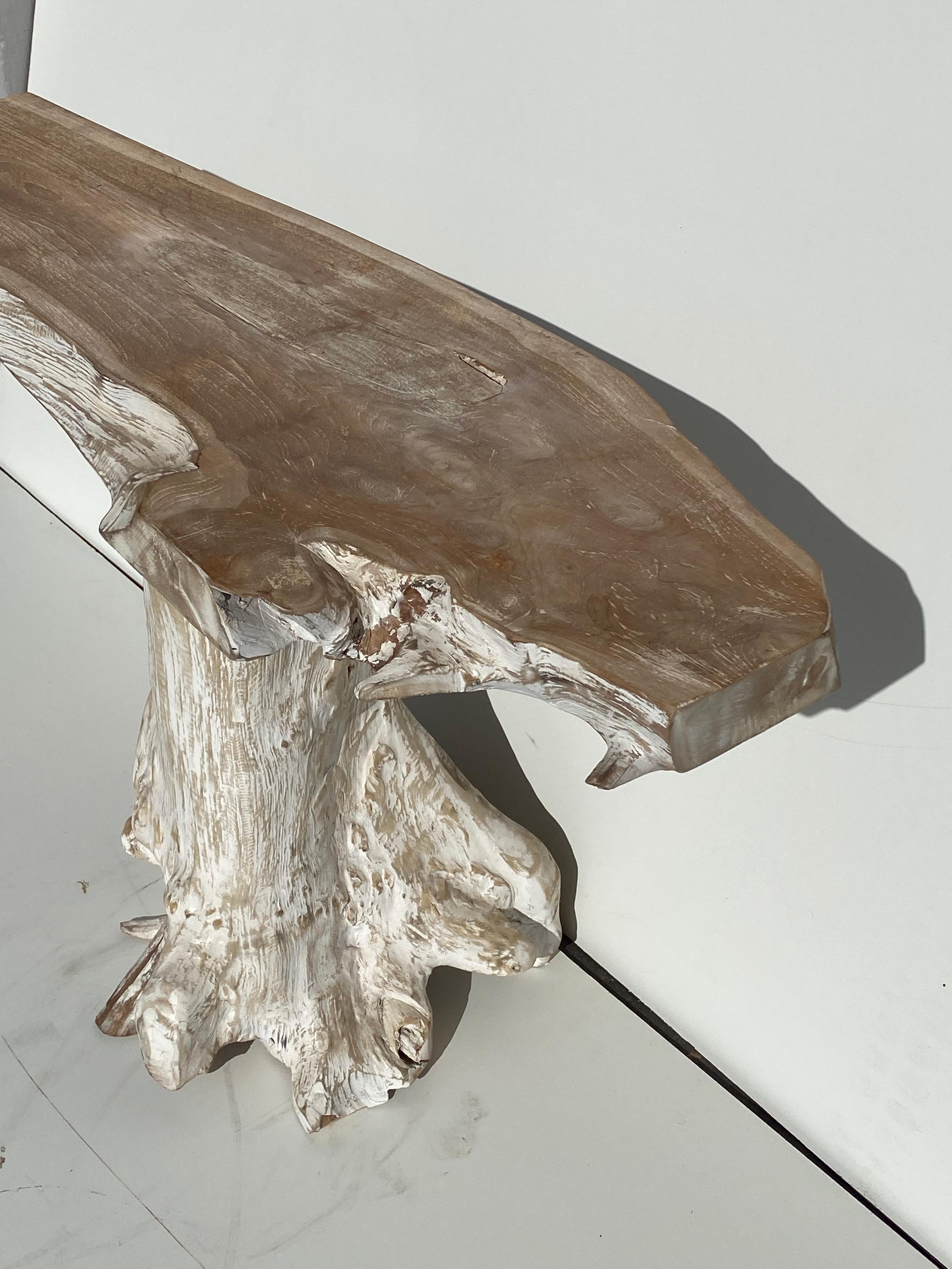 Teak Root Console Table 7