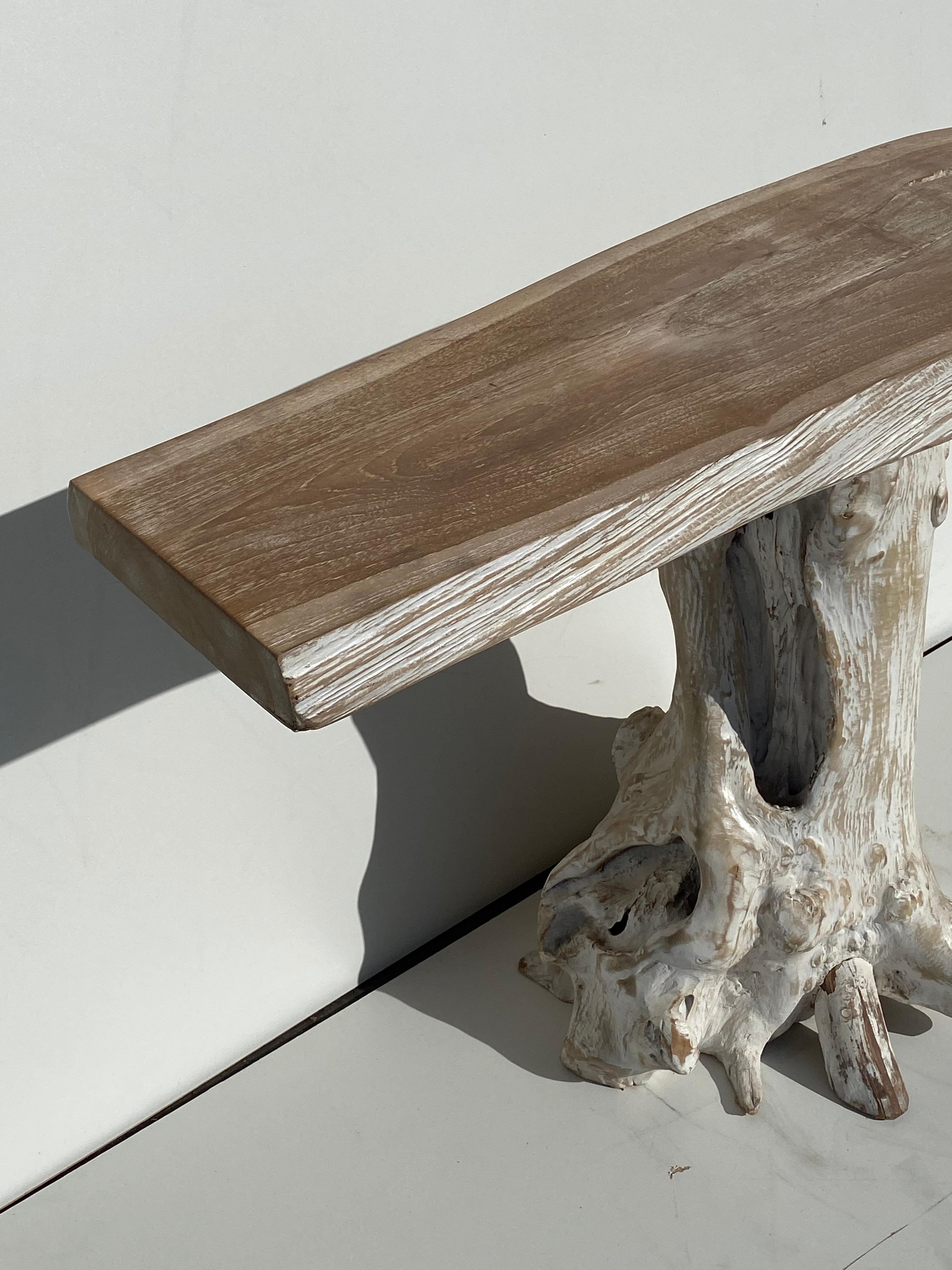 Teak Root Console Table 8