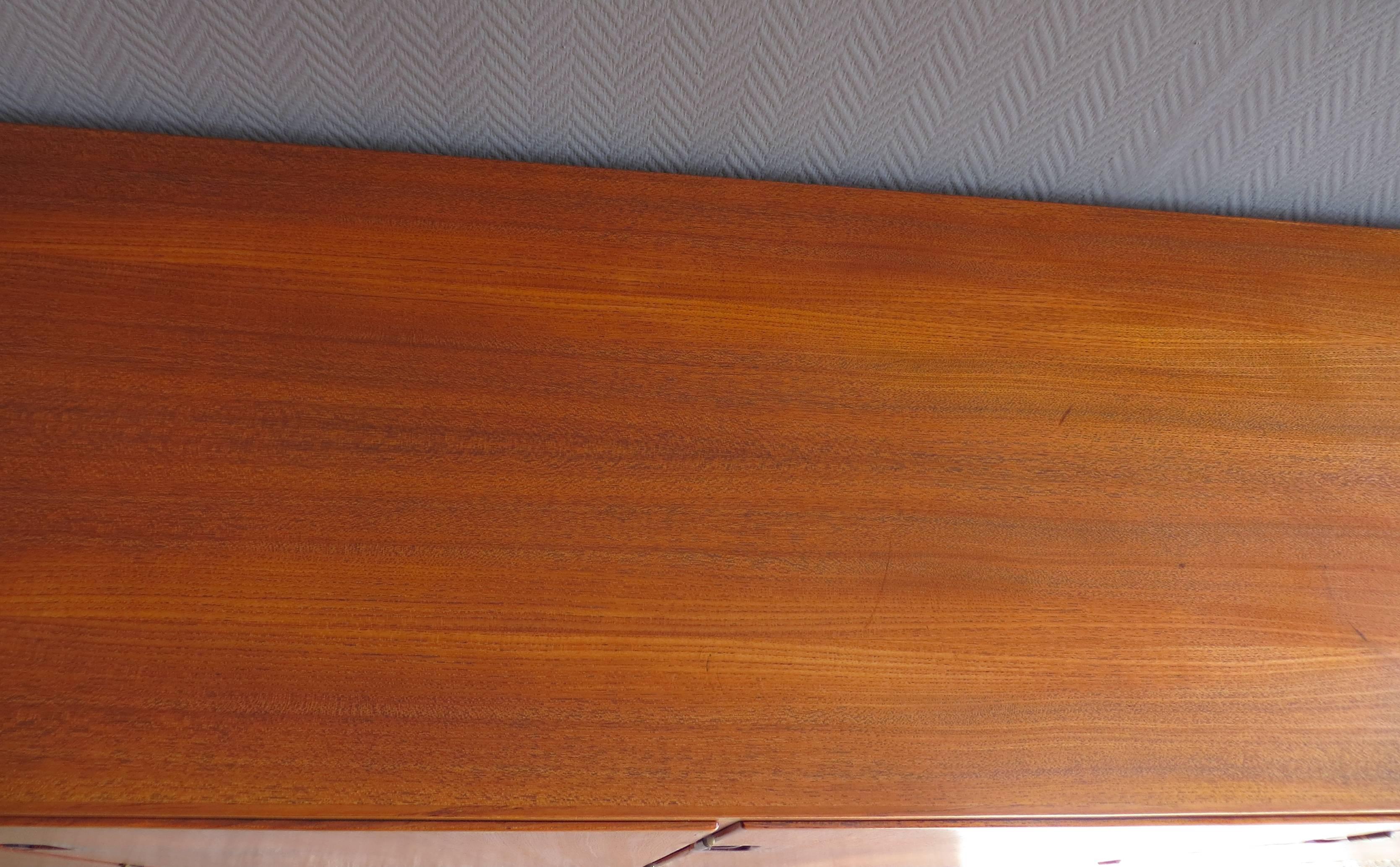 Teak X-Large Vintage Sideboard by a/S Randers Denmark Mid-Century Modern, 1960s 10