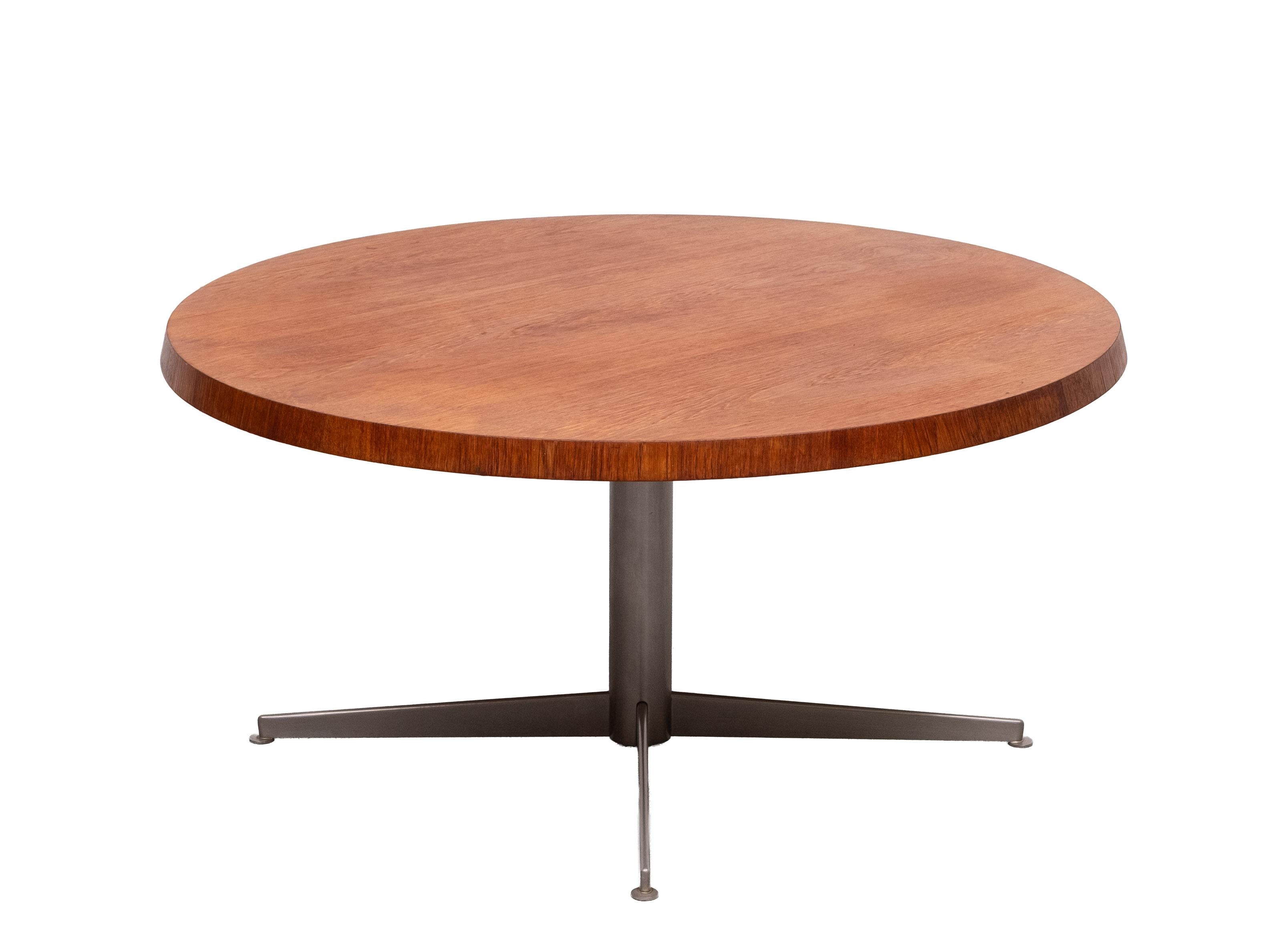 Mid-20th Century Teak round Coffee table Ilse Mōbel   1960s Germany For Sale