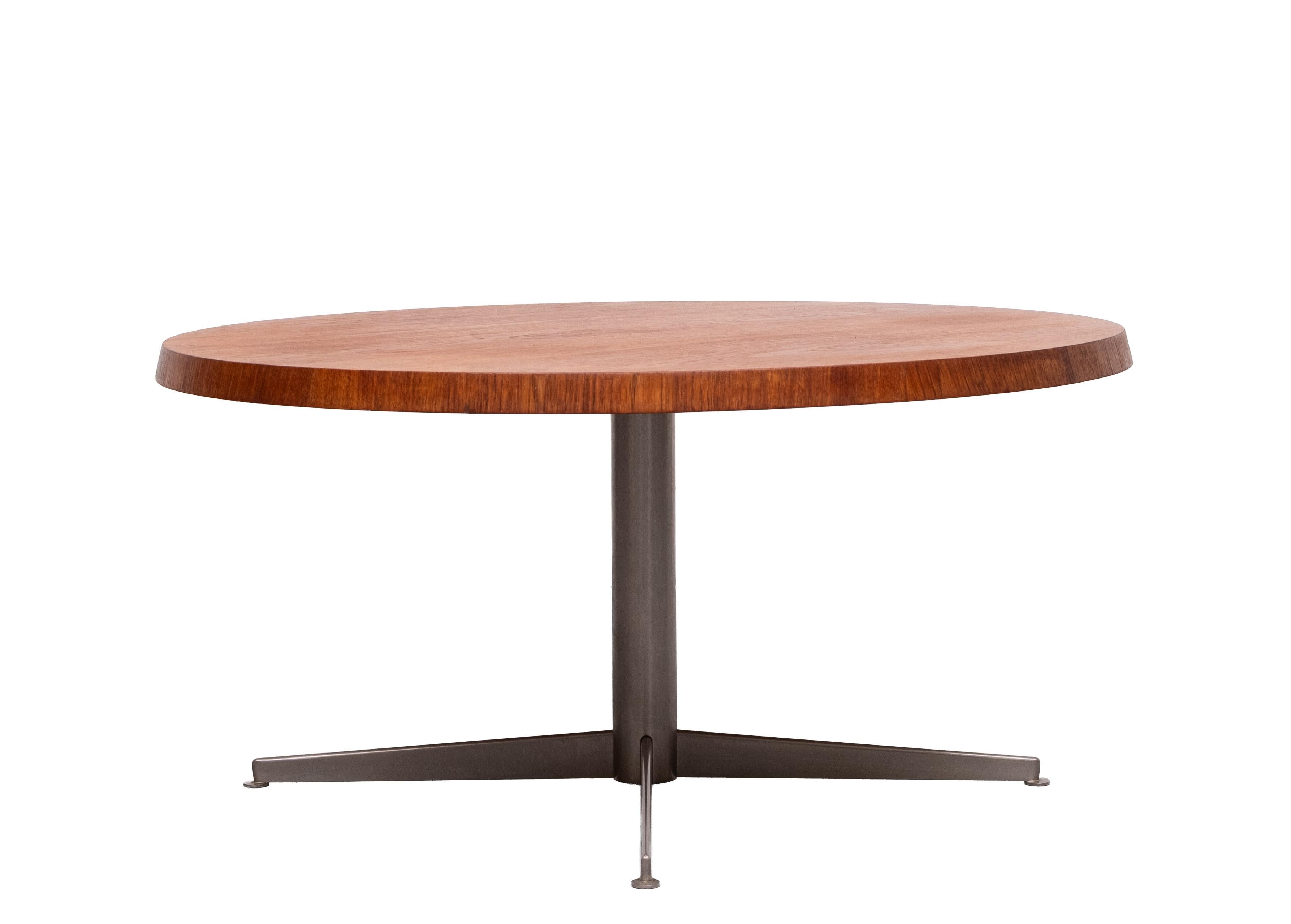 Teak round Coffee table Ilse Mōbel   1960s Germany For Sale 3