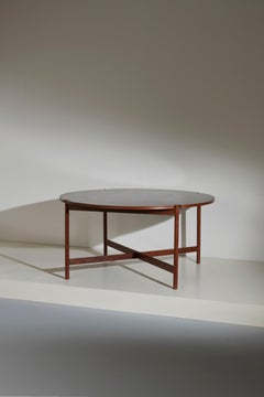 Teak Round Dining Table, Denmark, 1960s