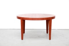 Teak Round Severin Hansen Coffee Table for Haslev Mobelfabrik by Bovenkamp