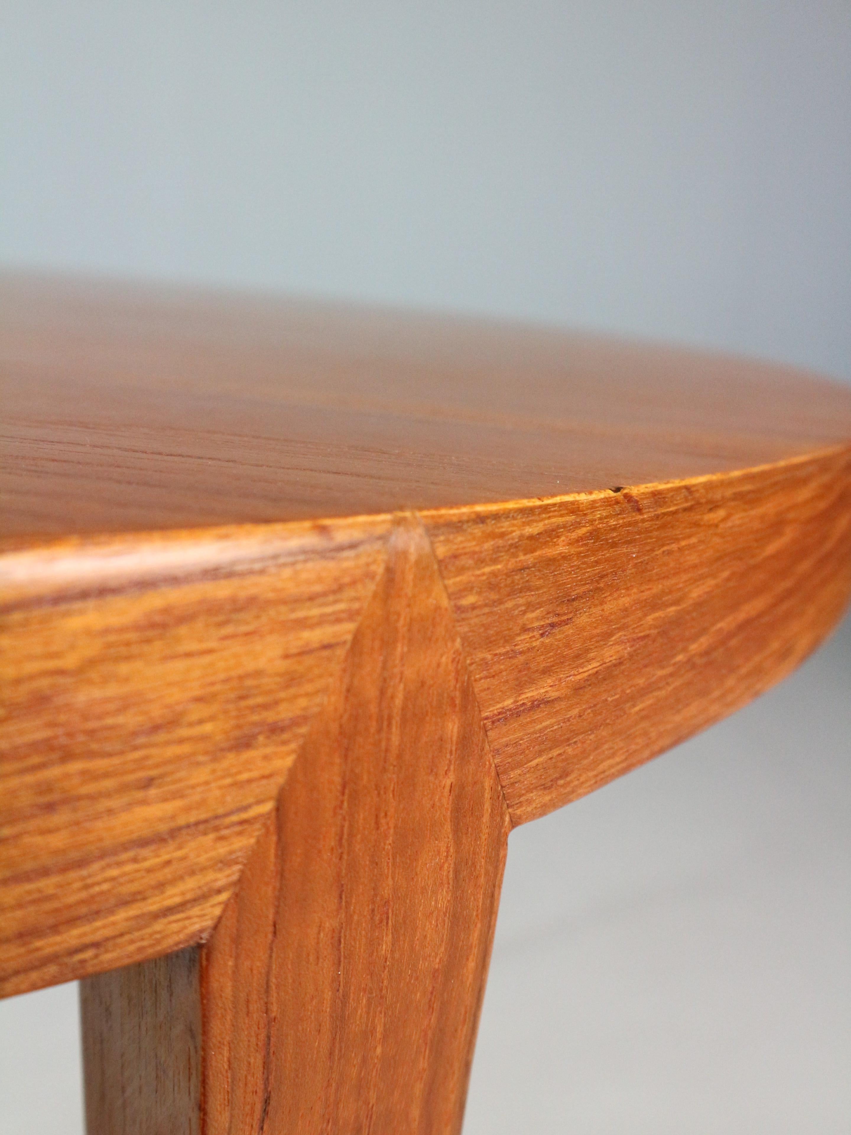 Teak Round Severin Hansen Coffee Table for Haslev Mobelfabrik by Bovenkamp For Sale 2