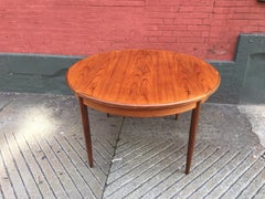 Teak Round/ OVAL Table with Pop Up Leaf G Plan