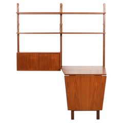 Teck Royal System avec bureau conique par Poul Cadovius