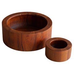 Insalatiere in teak di Jens Quistgaard per Dansk, coppia