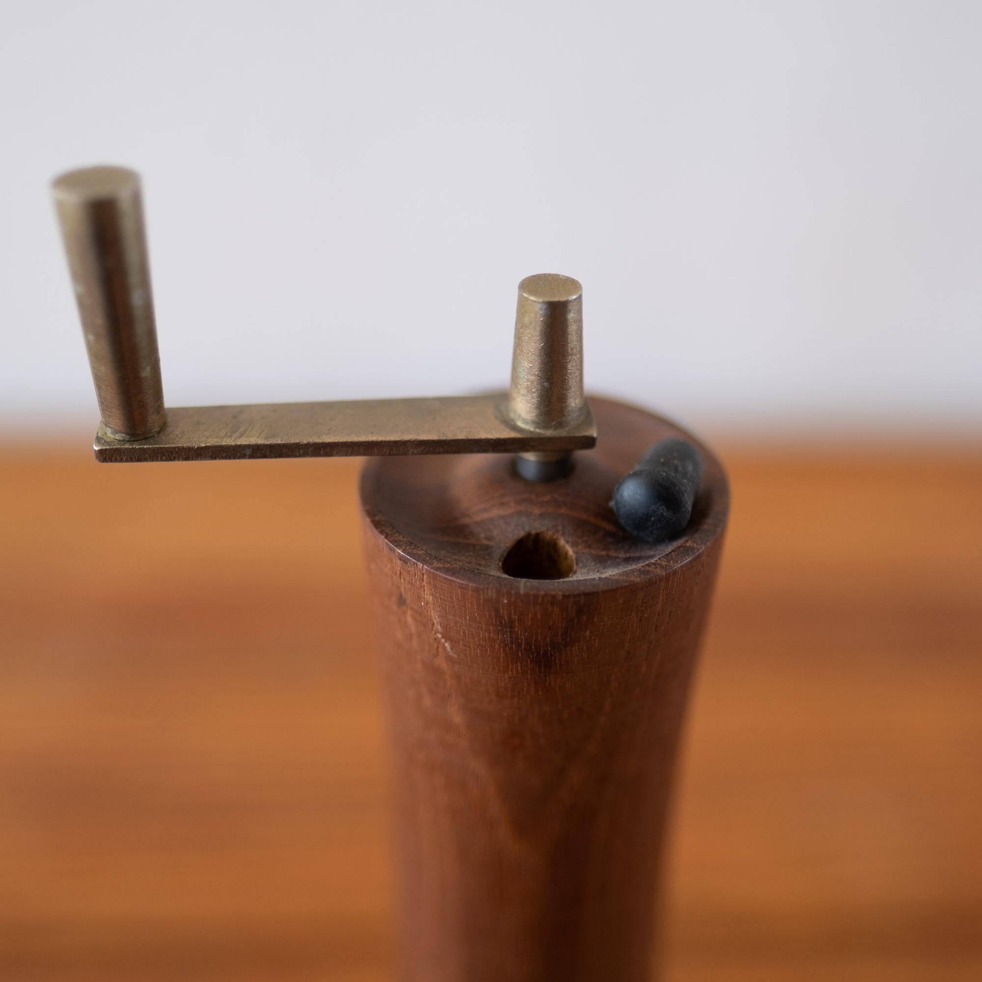 Mid-20th Century Teak Salt Shaker and Pepper Mill by Laurids Lonborg, Denmark