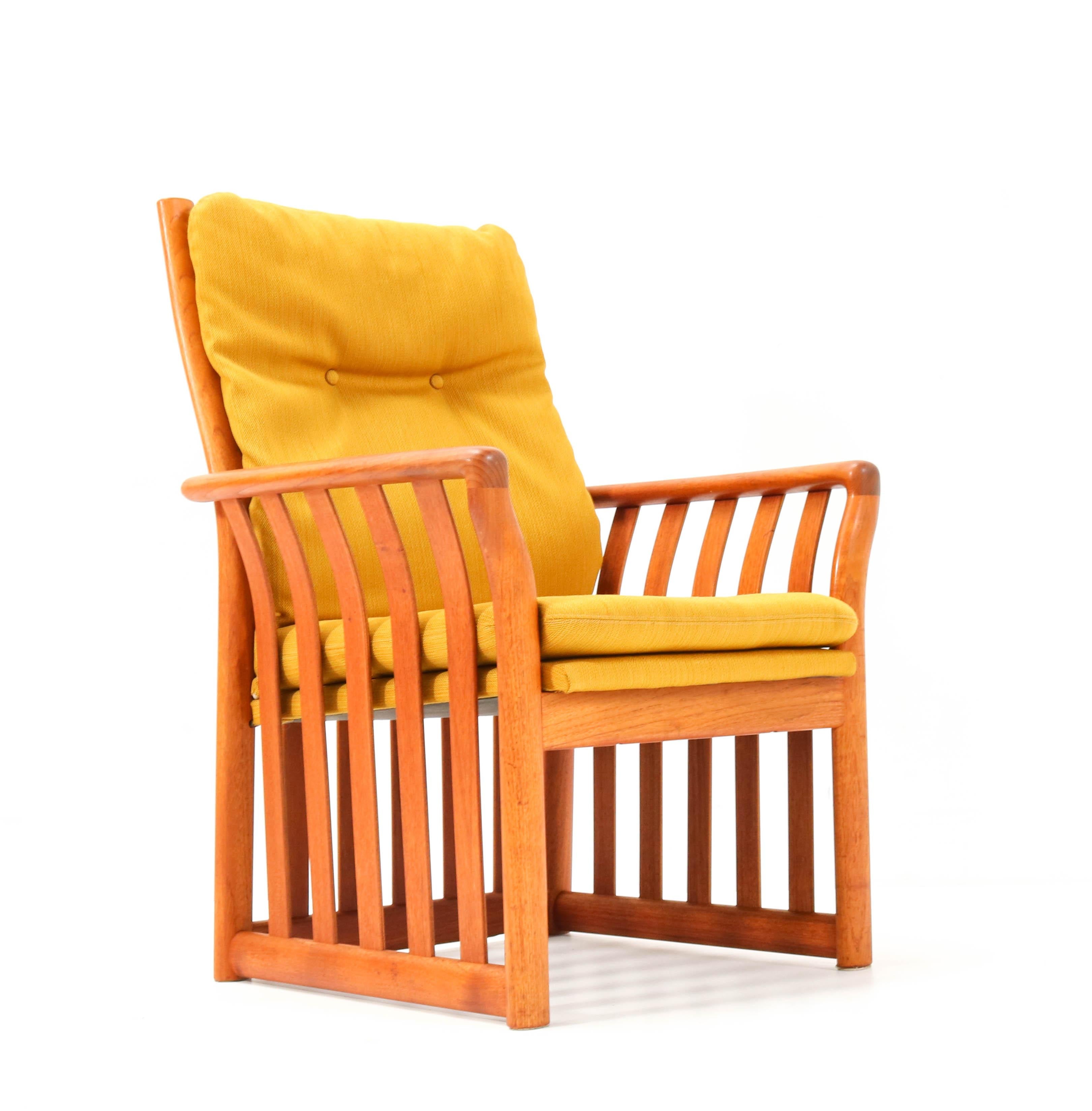 Mid-20th Century Teak Scandinavian Mid-Century Modern Armchair, 1960s