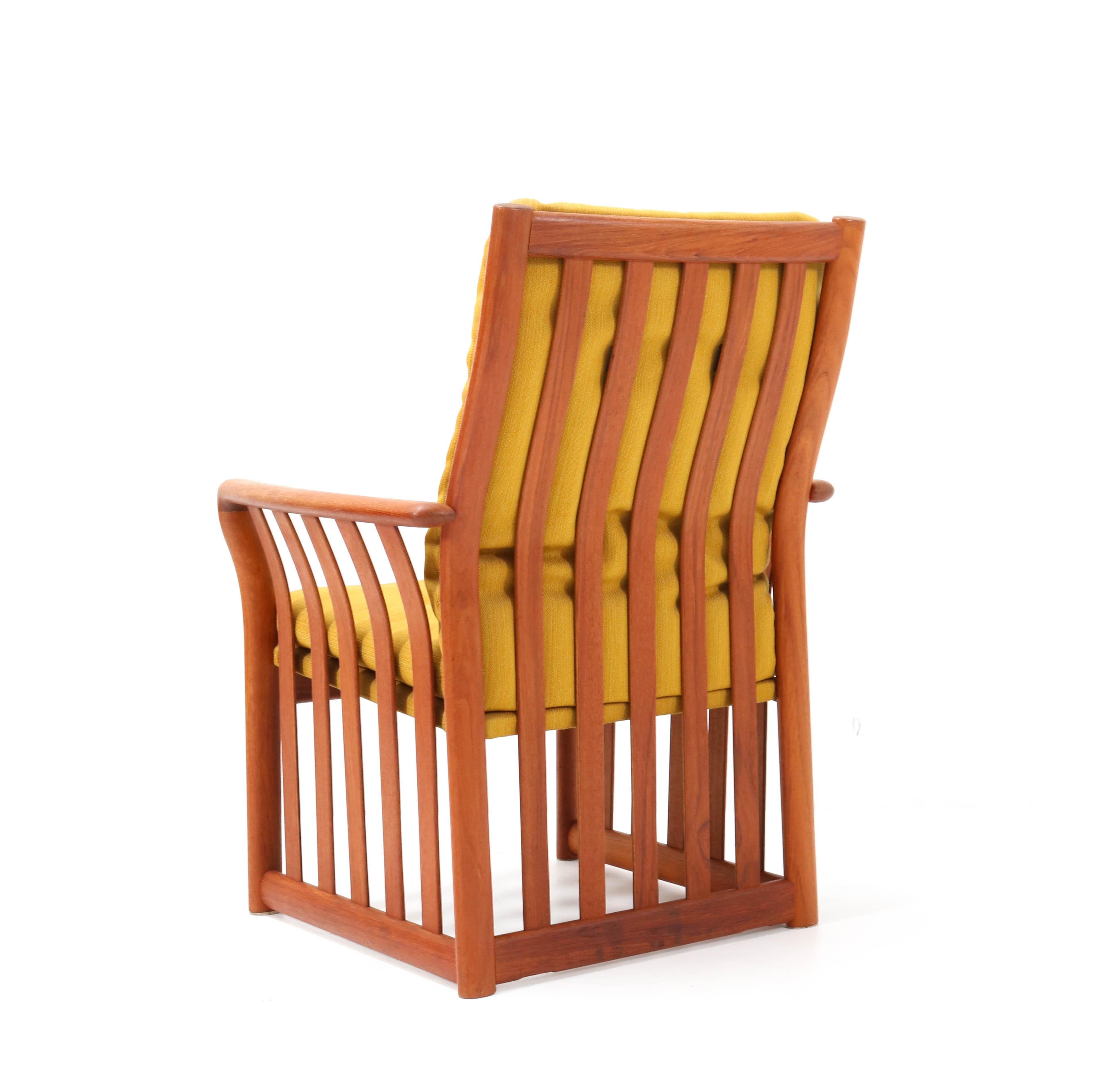 Teak Scandinavian Mid-Century Modern Armchair, 1960s 1