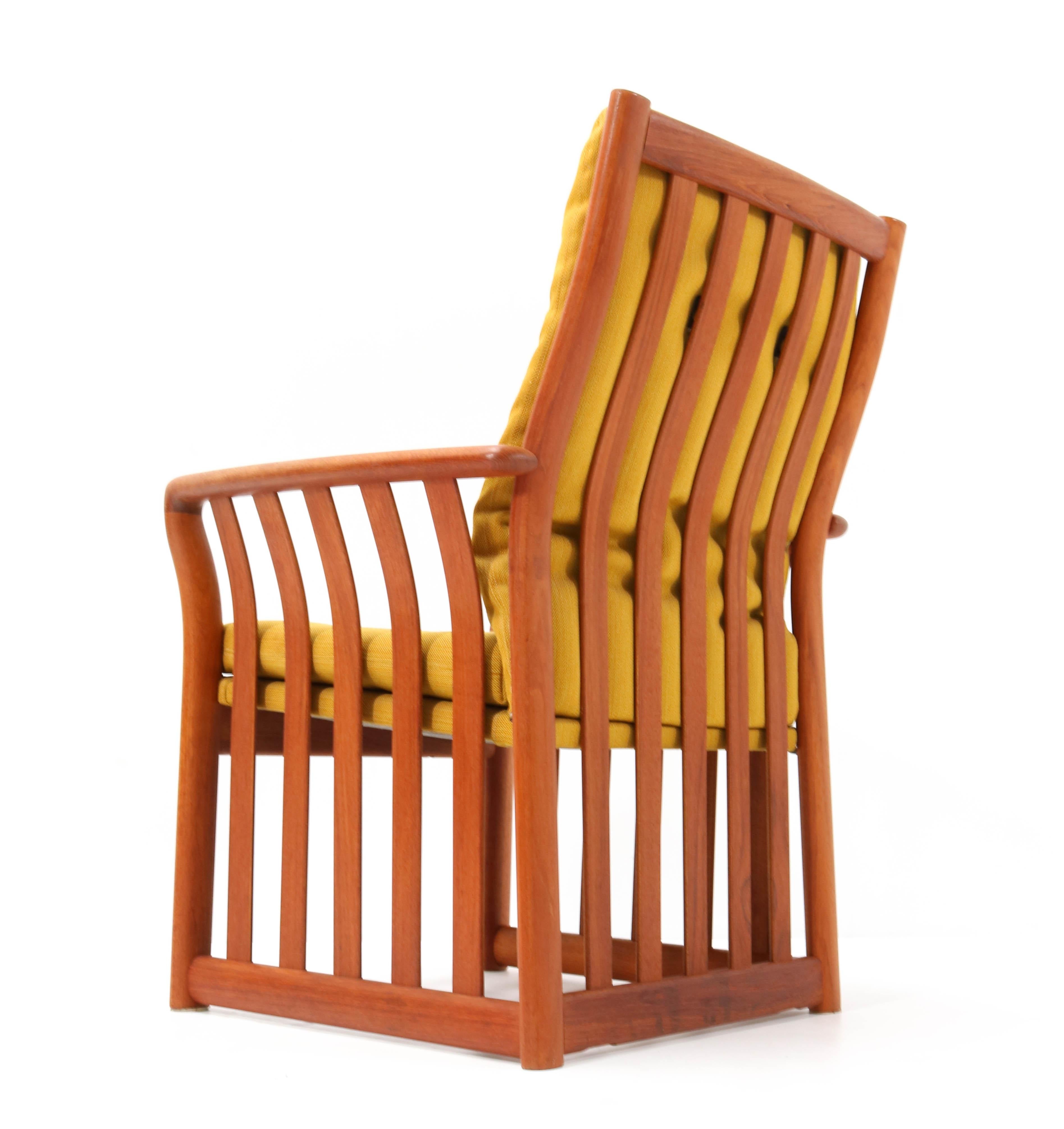 Teak Scandinavian Mid-Century Modern Armchair, 1960s 2