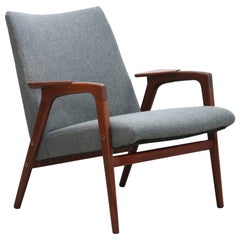 Teak Scandinavian Modern Yngve Ekström Ruster Armchair for Pastoe