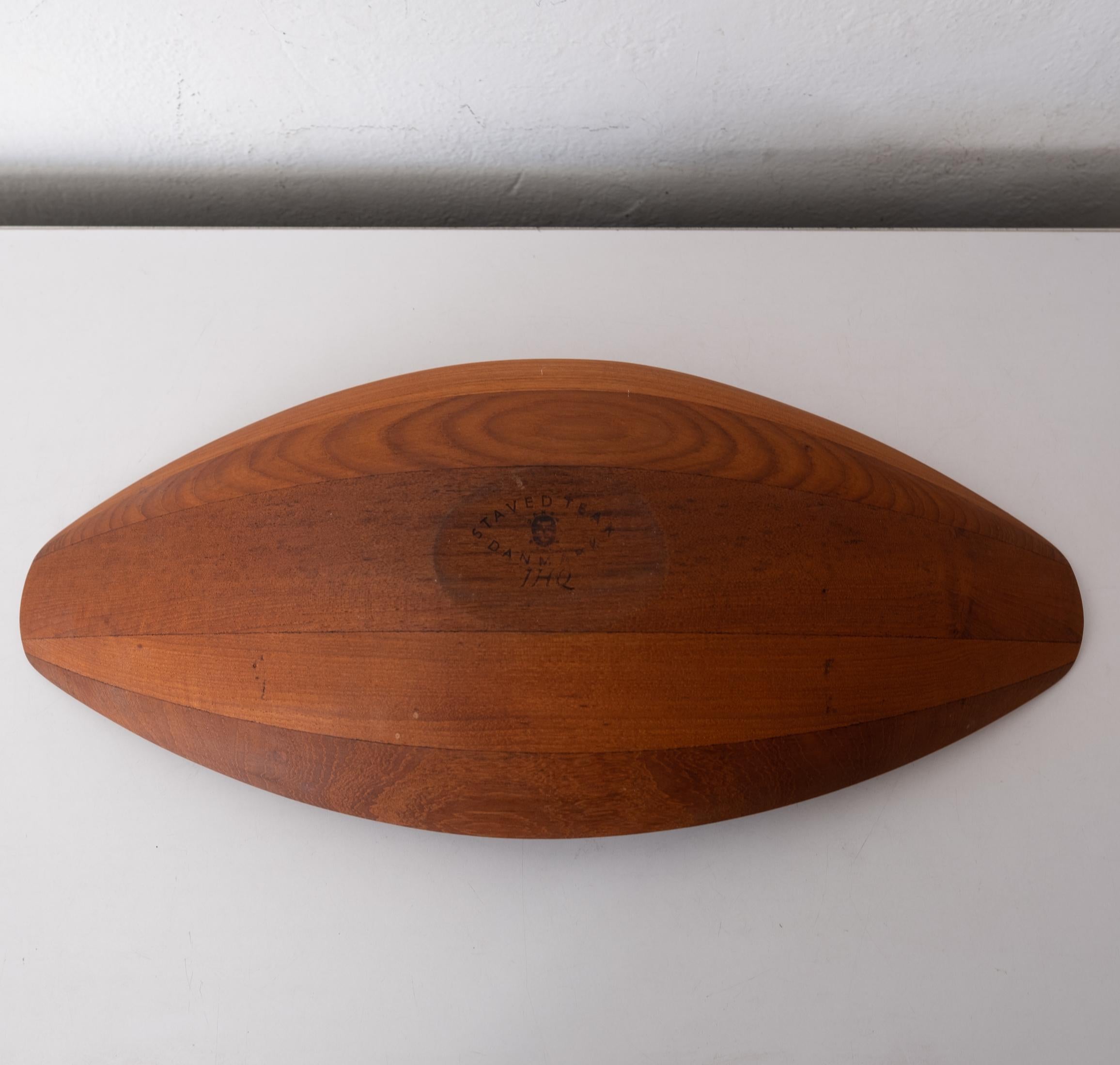 Teak Sculptural Canoe Bowl by Jens Quistgaard for Dansk 5