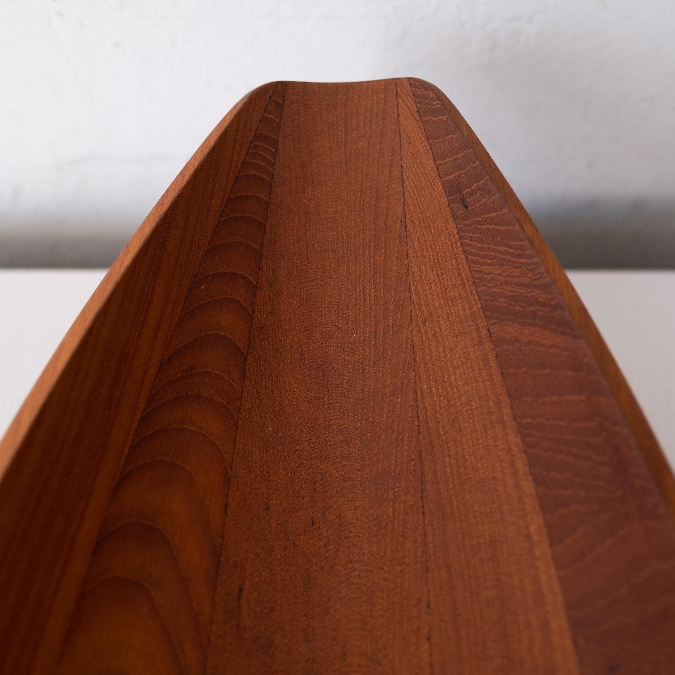 Teak Sculptural Canoe Bowl by Jens Quistgaard for Dansk 2