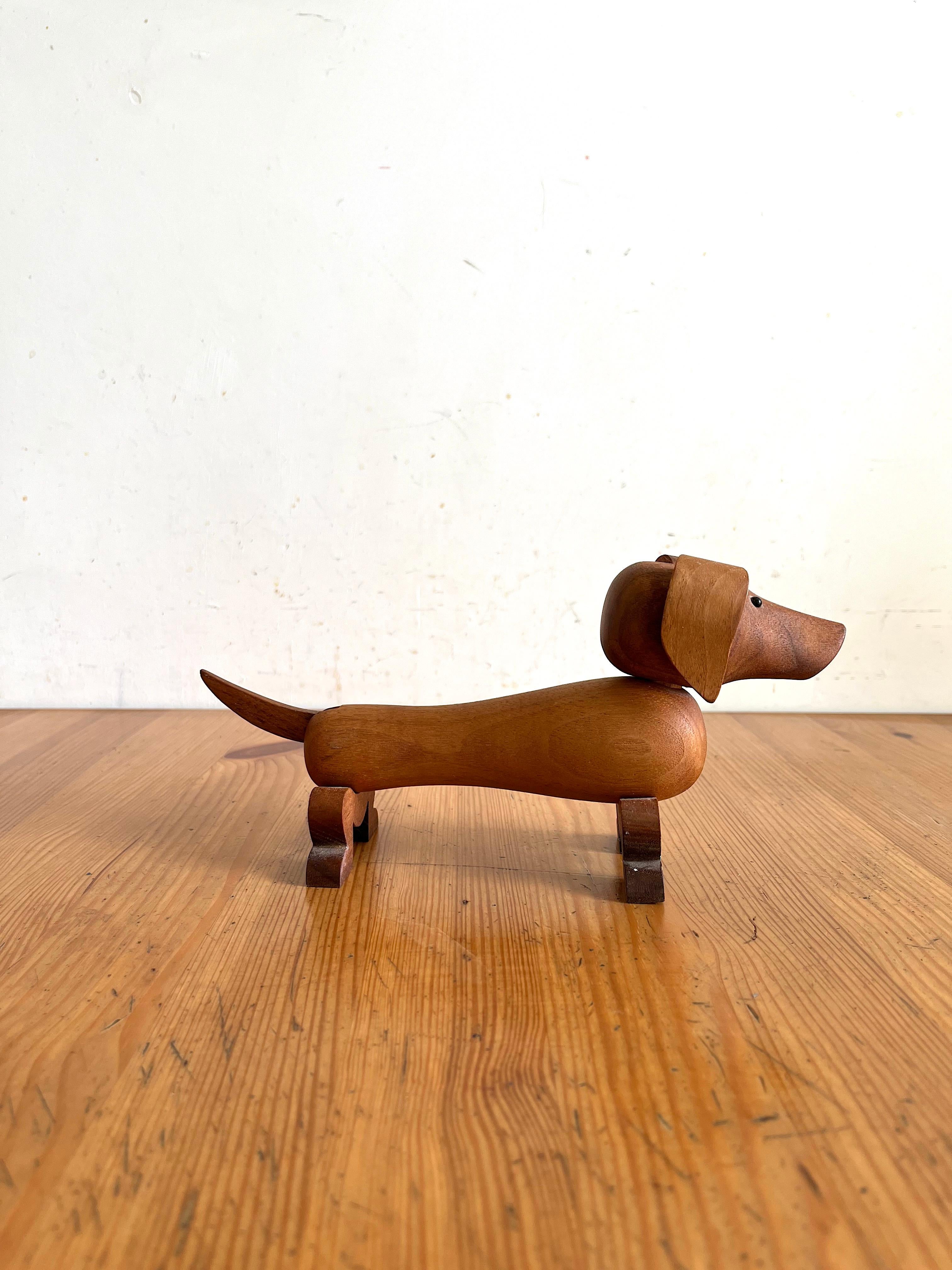 Teak Sculpture by Kay Bojesen, 1970s In Good Condition In Roma, IT