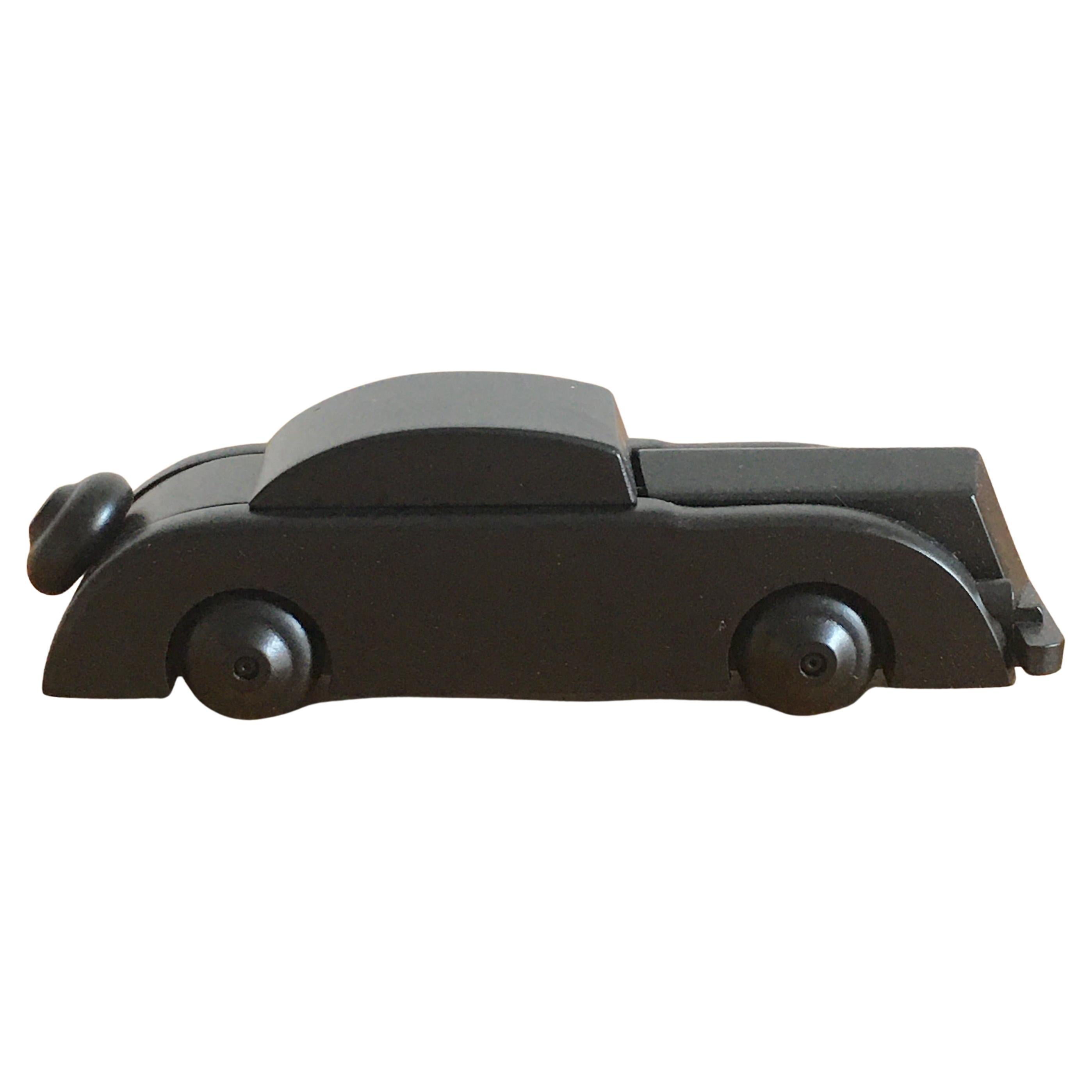 Figurine En Teck Et Fourrure – Style Hans Bolling / Kay Bojesen – Danemark Années 60