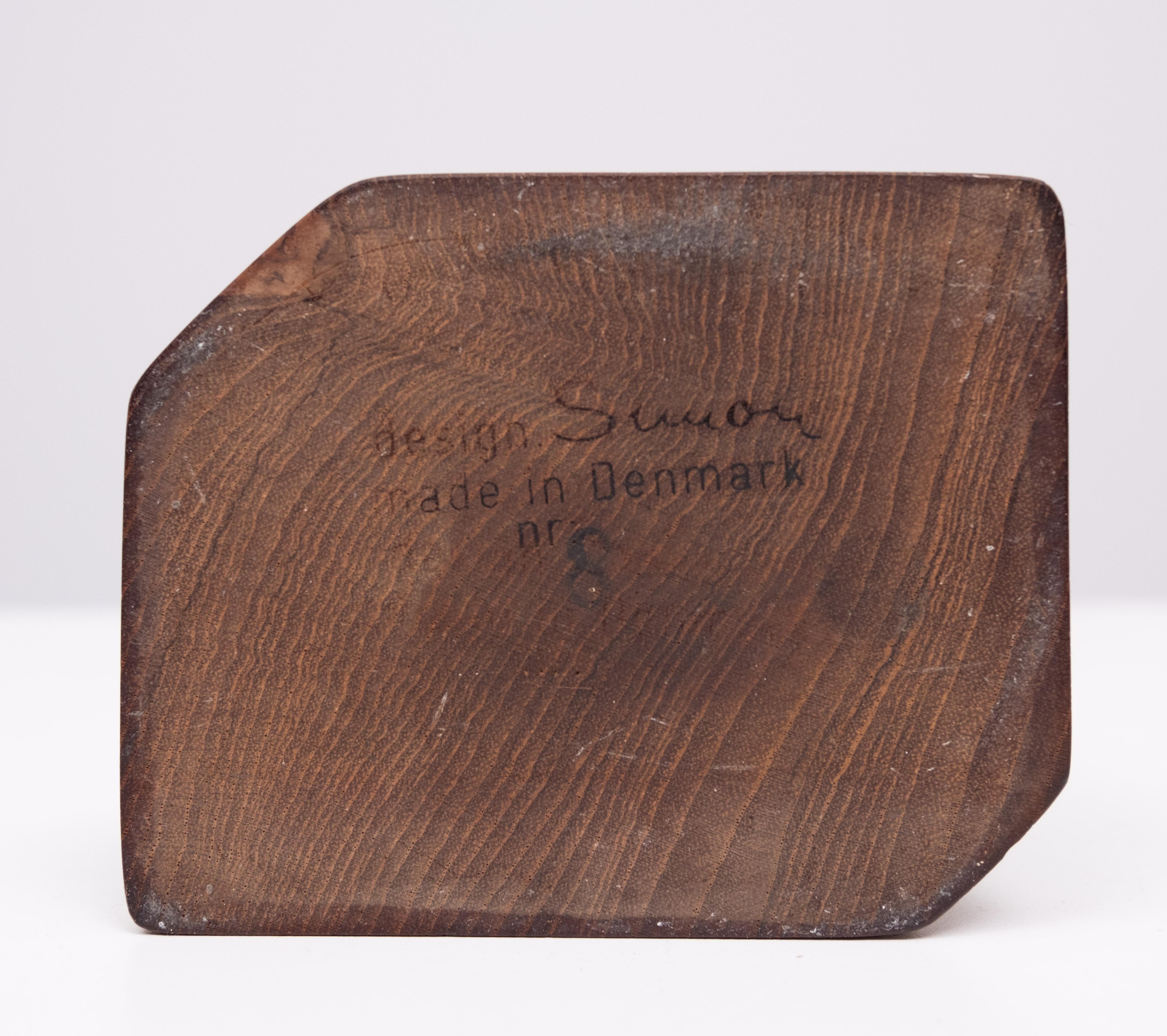 Teck  Sculpture de A Simon Randers 1960s Danemark en vente 2