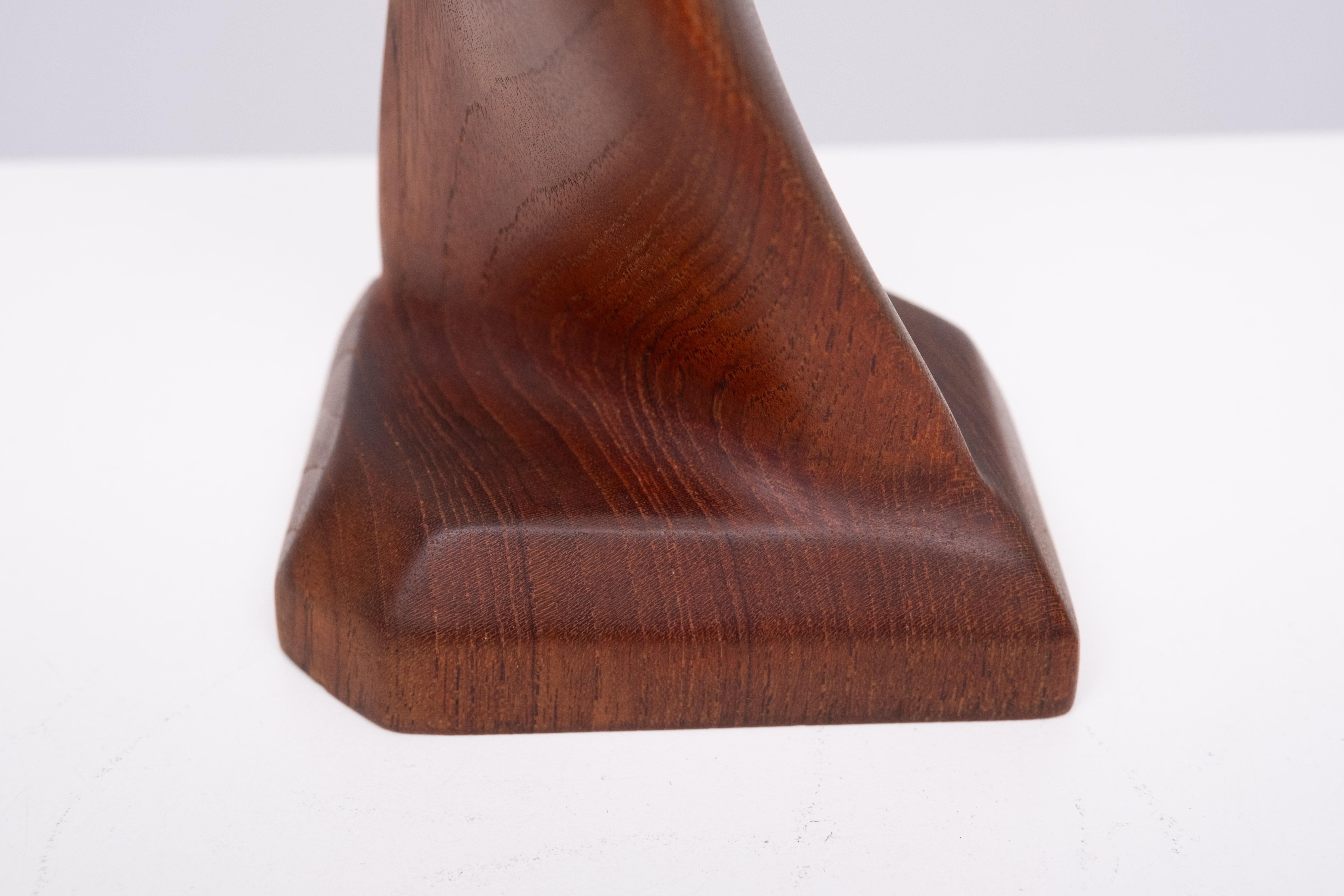 Teck  Sculpture de A Simon Randers 1960s Danemark en vente 3