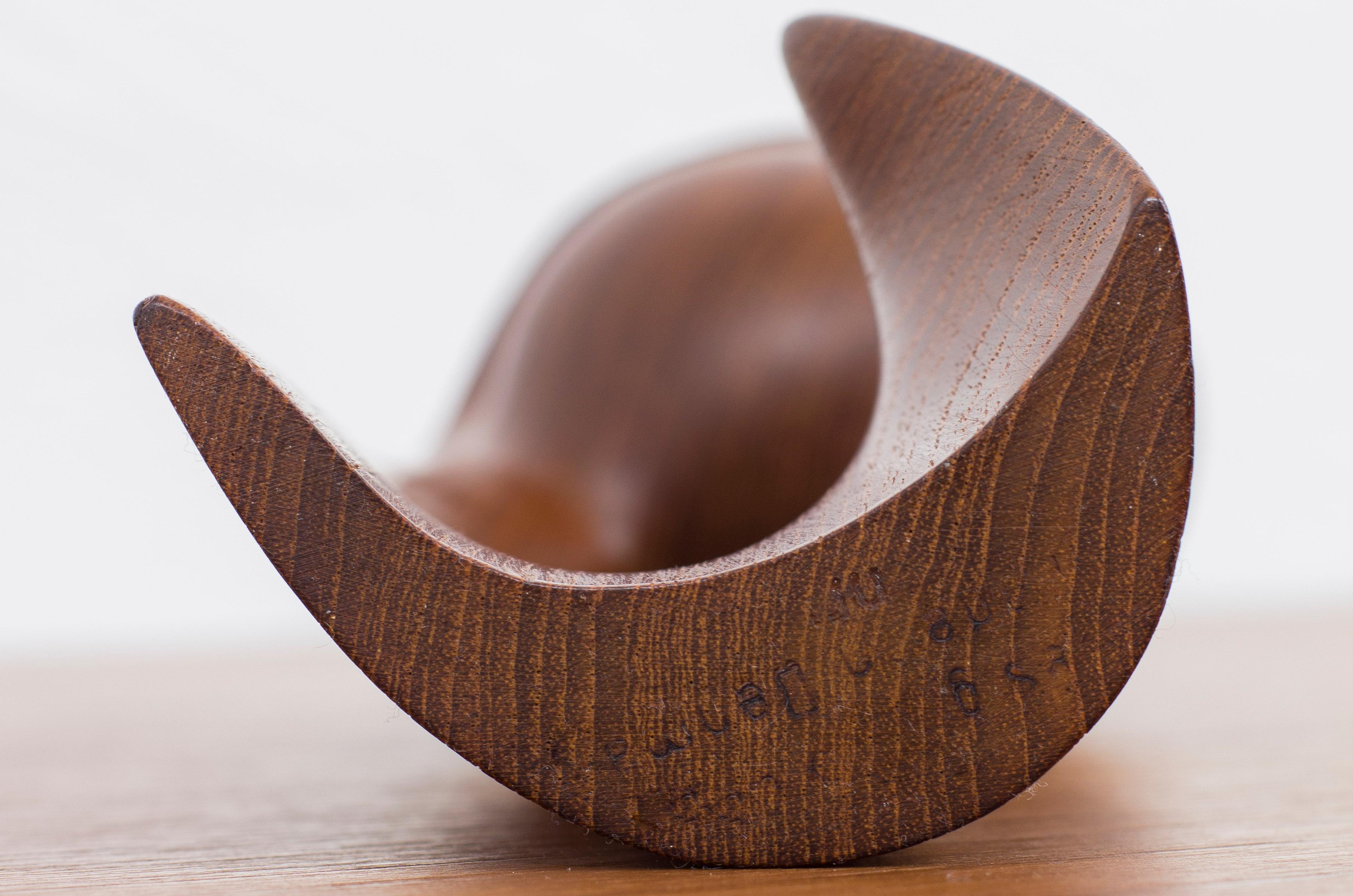 Teak Sculpture by Simon Randers, Produced in Denmark During the, 1950s For Sale 5