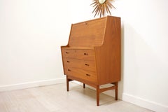Teak Secretaire by Arne Wahl Iversen for Vinde Møbelfabrik, 1960s