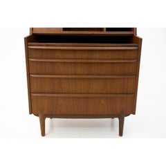 Teak Secretary Desk, Scandinavian Modern, Skrillinge Møbelfabrik, 1960s