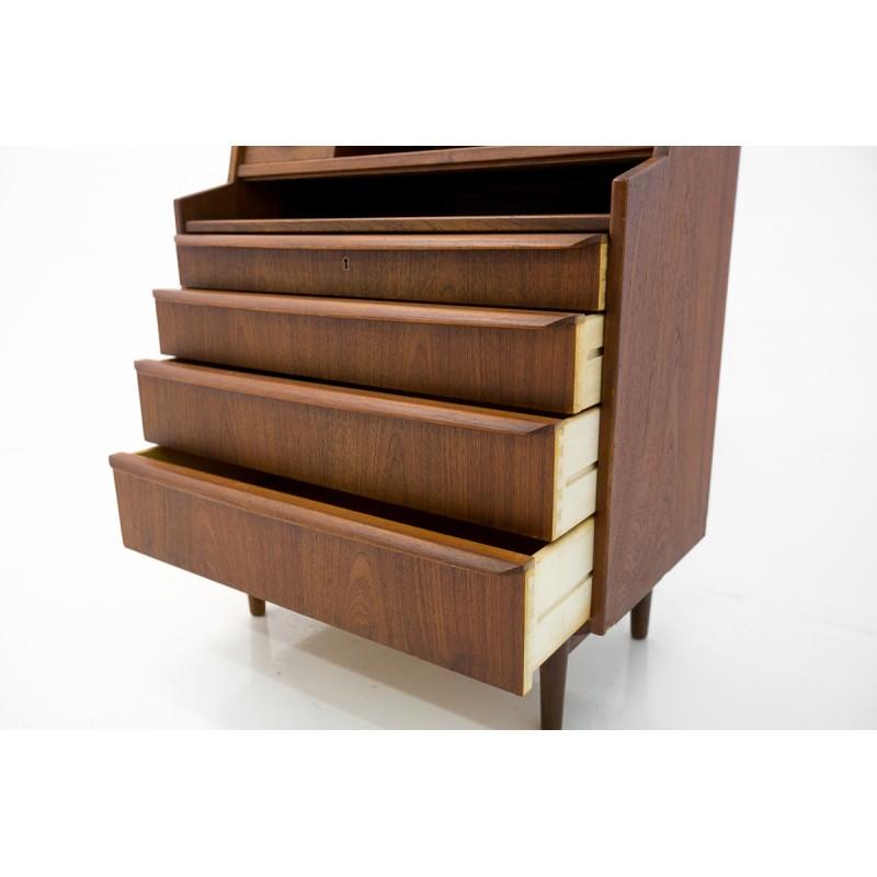 Teak Secretary Desk, Scandinavian Modern, Skrillinge Møbelfabrik, 1960s 3