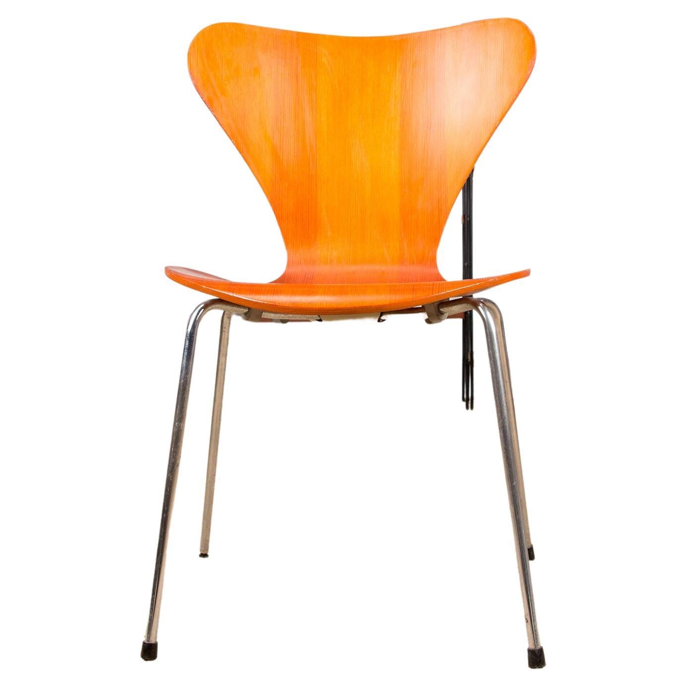 Teak Series 7 Side Chairs by Arne Jacobsen for Fritz Hansen, 1970s, Set of 4
