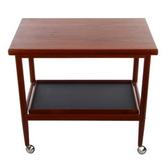 Teak Serving Cart by Ole Wanscher for P.Jeppesen in the 1950s
