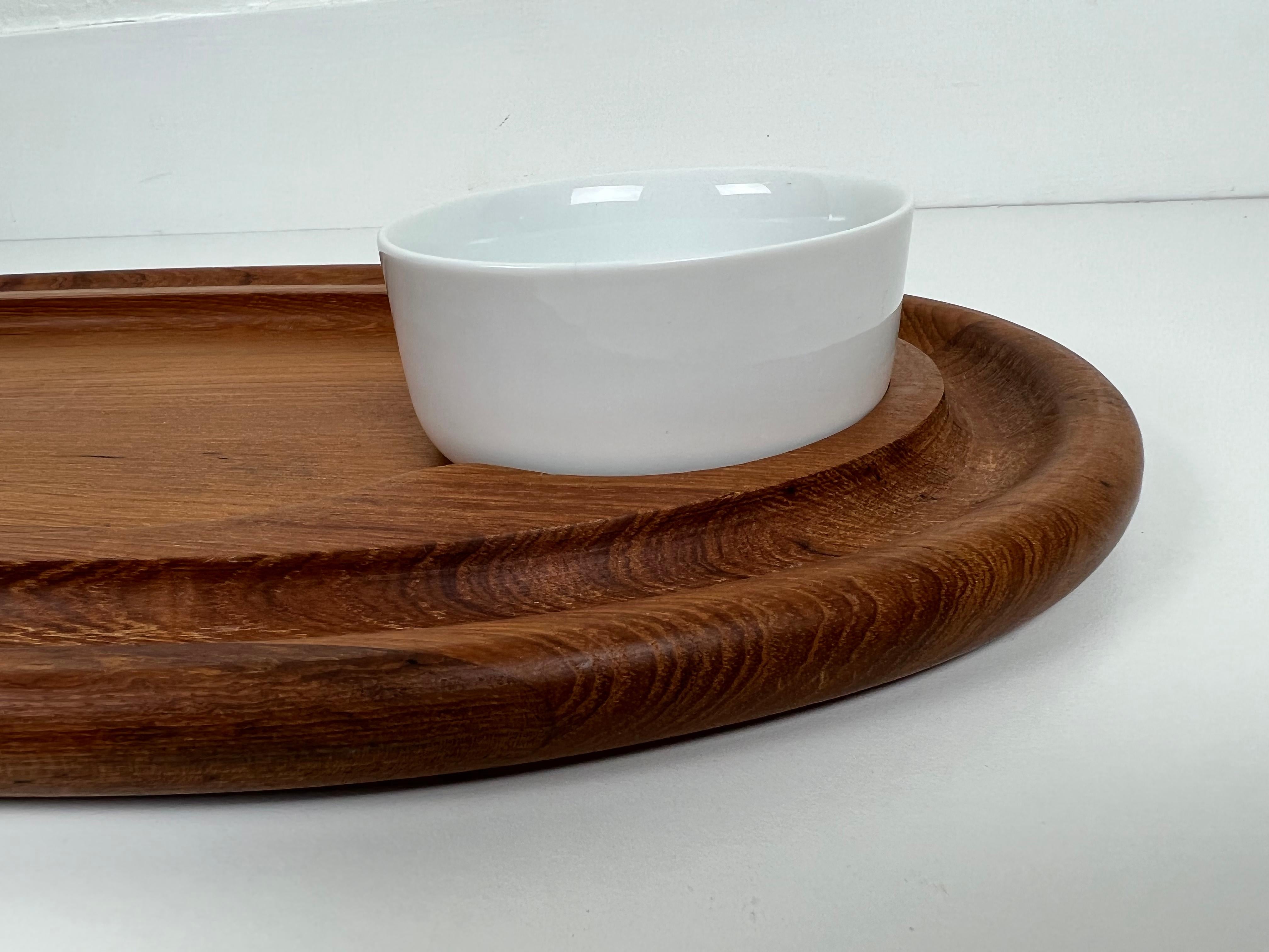 Teak Serving Platter with Bowls by Jens Quistgaard for Dansk 2