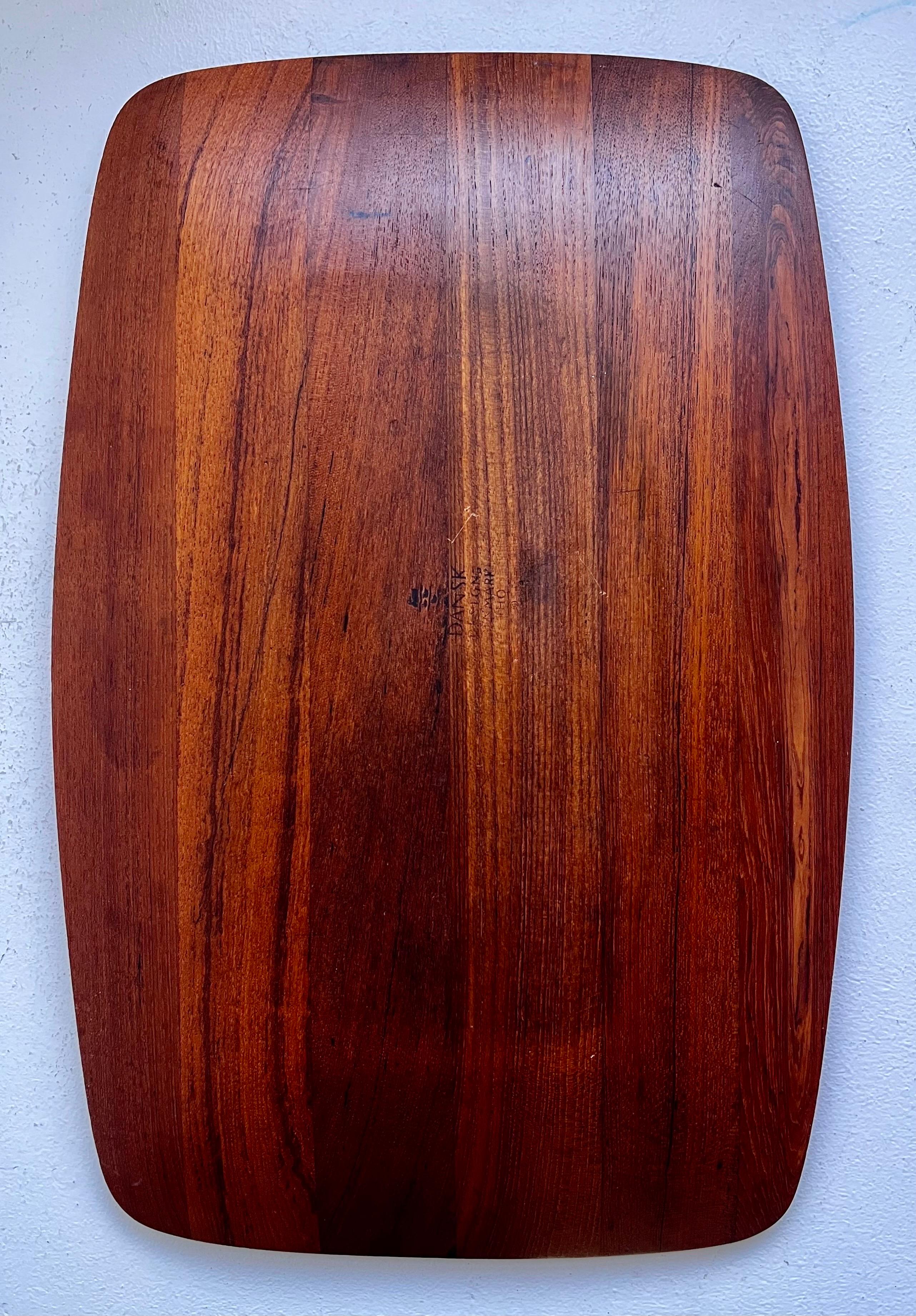 Serviertablett aus Teakholz Charcuteriebrett von Jens Quistgaard für Dansk, 1960er Jahre im Angebot 4
