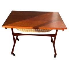 Teak Sewing Table, 1960s