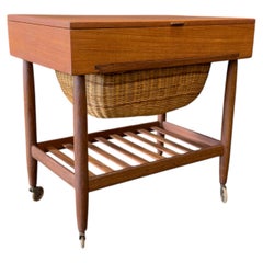Teak Sewing Table