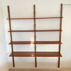 Teak Shelving System, in Poul Cadovius style, 1960, Set