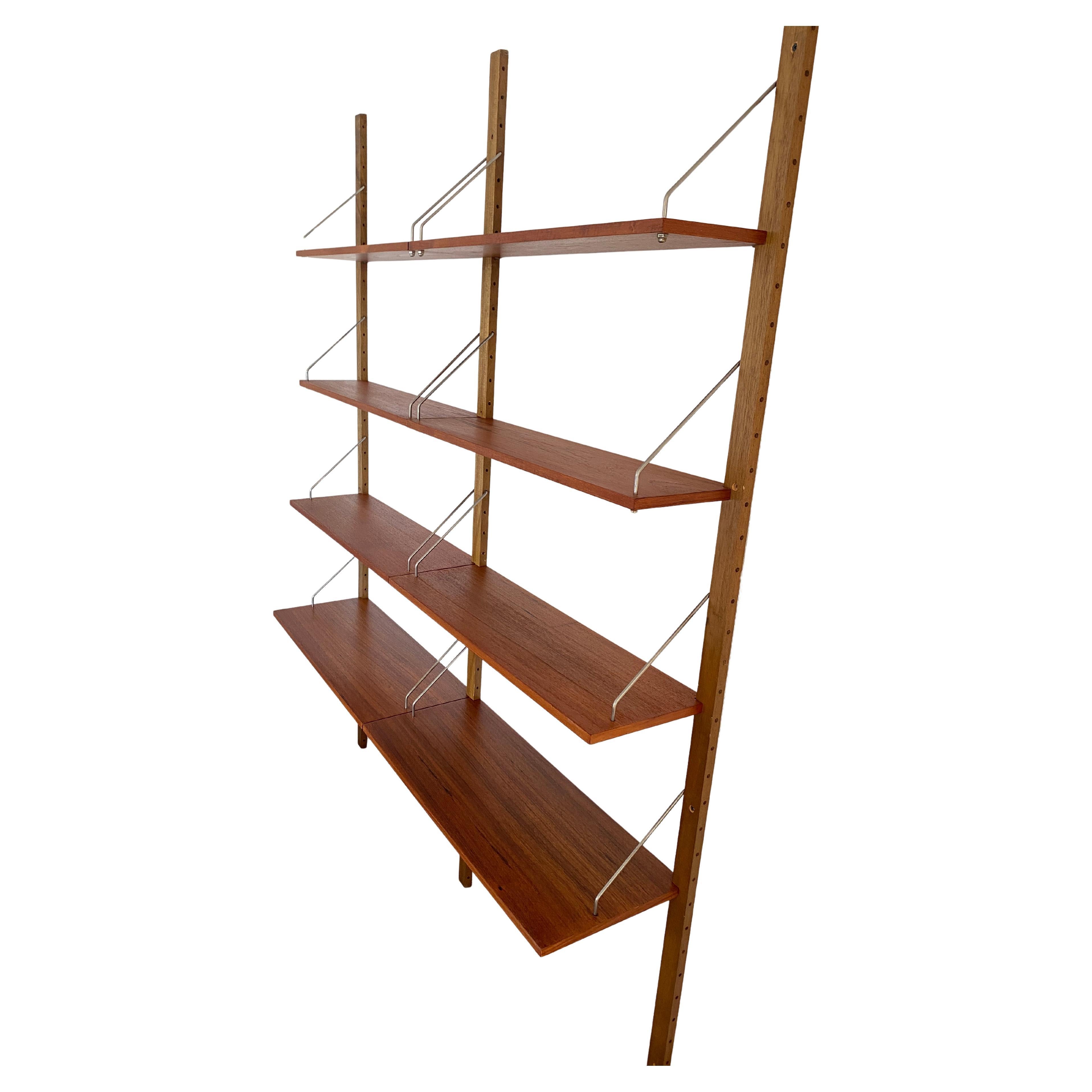 Teak Shelving System, in Poul Cadovius style, 1960, Set