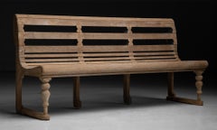 Teak Ship’s Bench, England circa 1880