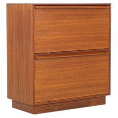Teakholz-Schuhschrank von G.V. Møbler, 1960er Jahre