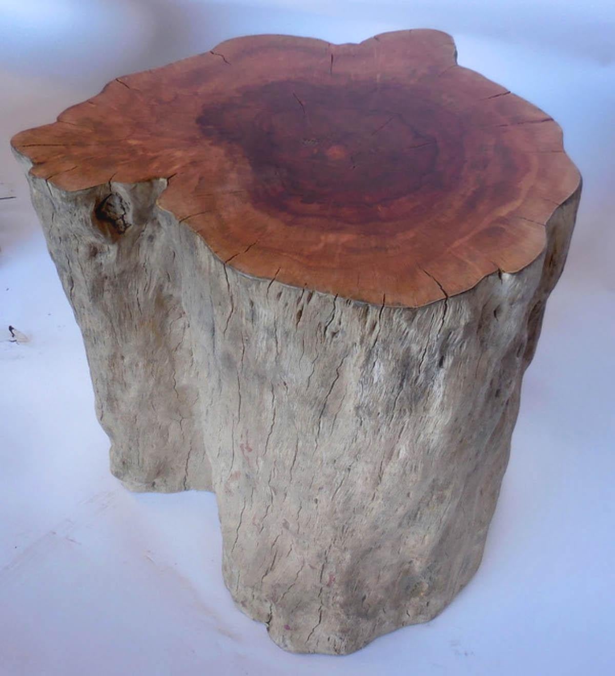 Rustic Teak Side Table