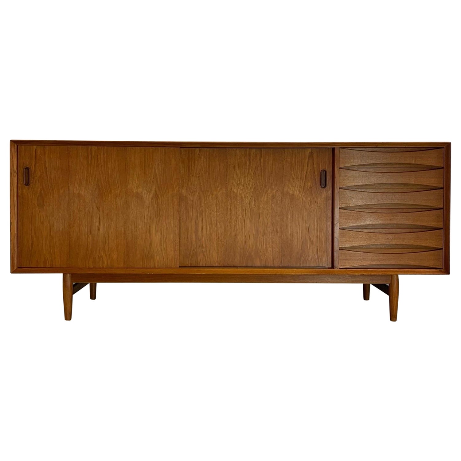 Teak Sideboard by Arne Vodder, Model OS29 for Sibast 1950s For Sale
