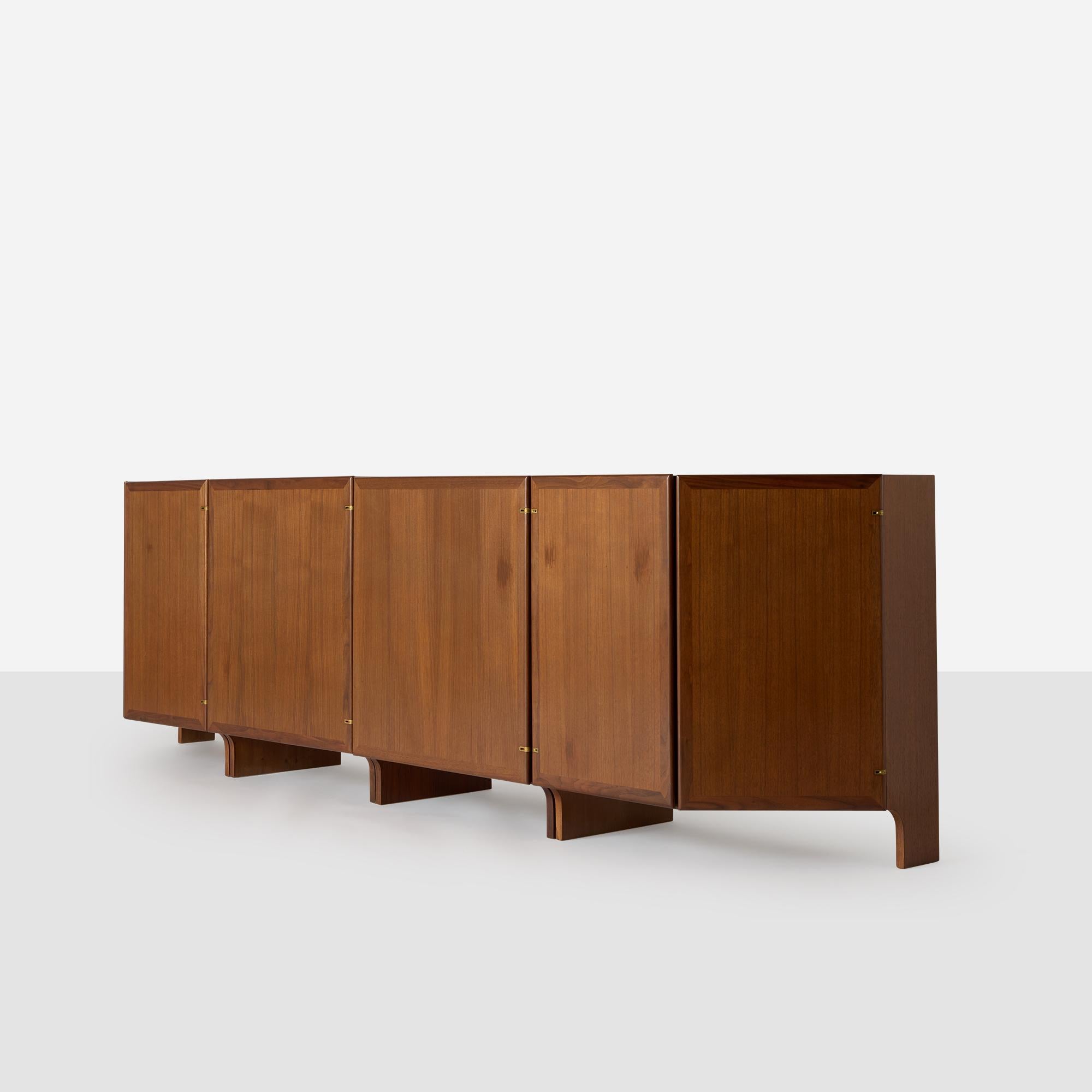 Franco Albini Teak Sideboard for Poggi, Modern Design, c1960s at 1stDibs