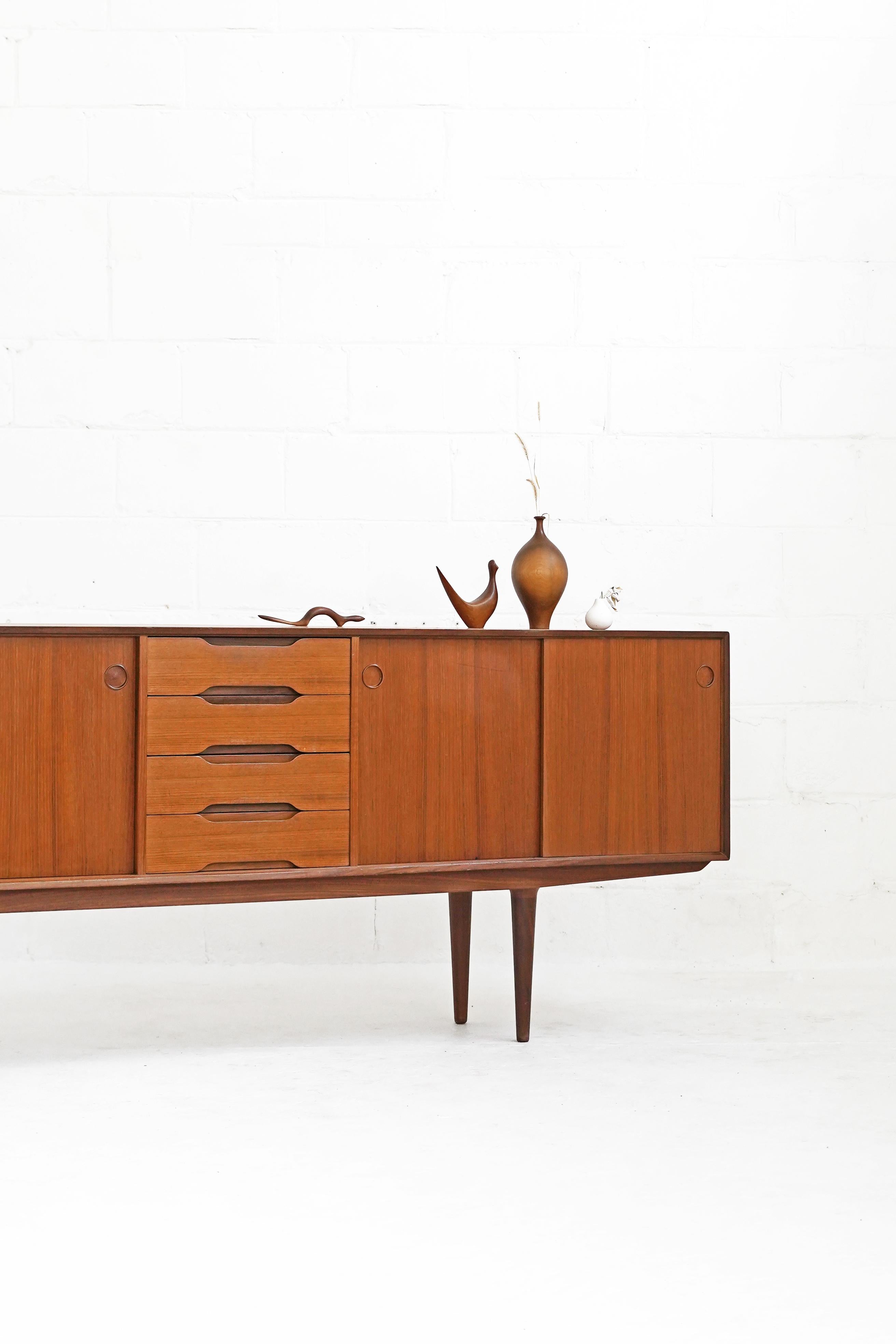 Norwegian Teak Sideboard by Fredrik Kayser for Gustav Bahus