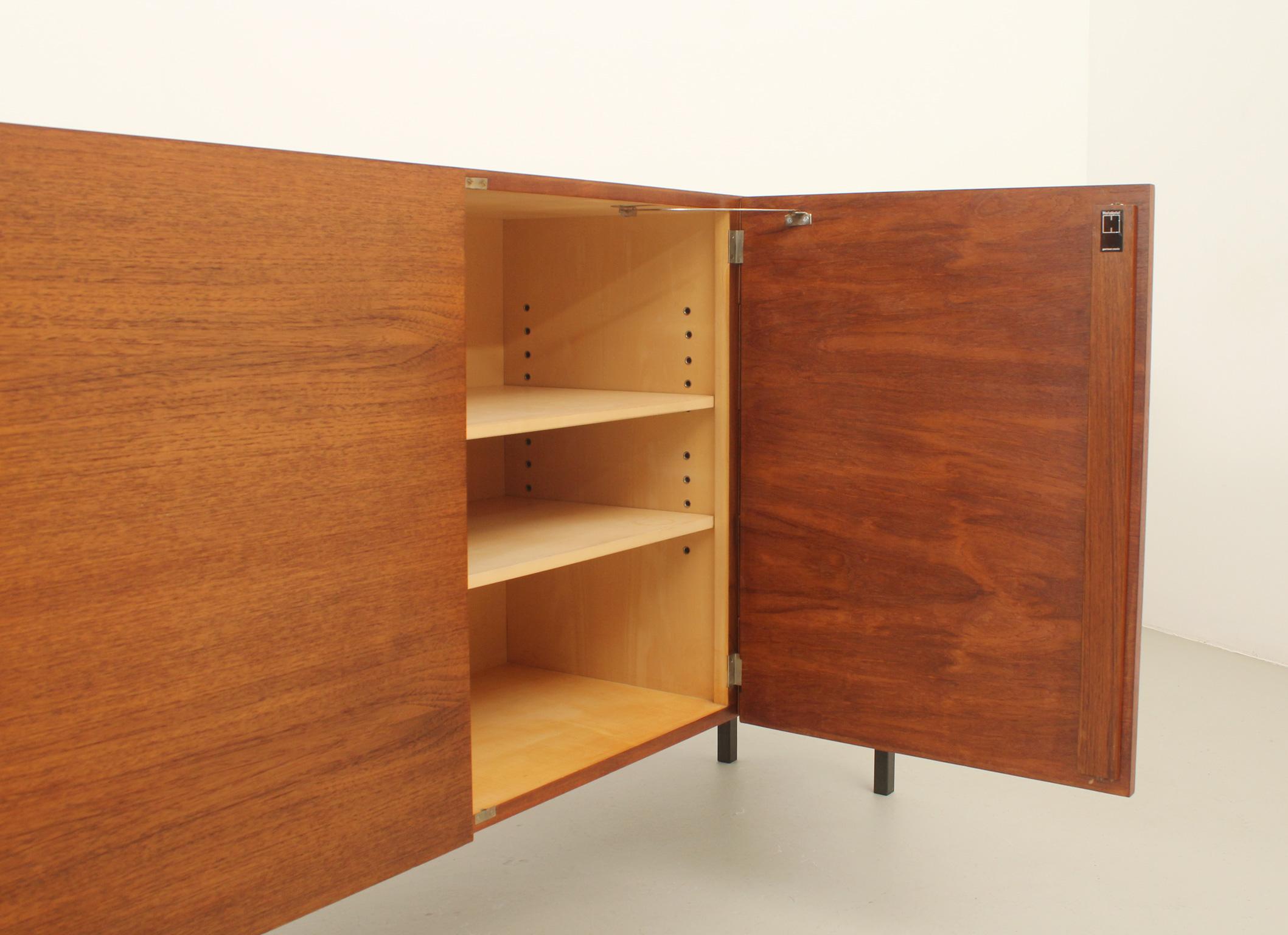 Teak Sideboard by Herbert Hirche for Holzäpfel, Germany 2