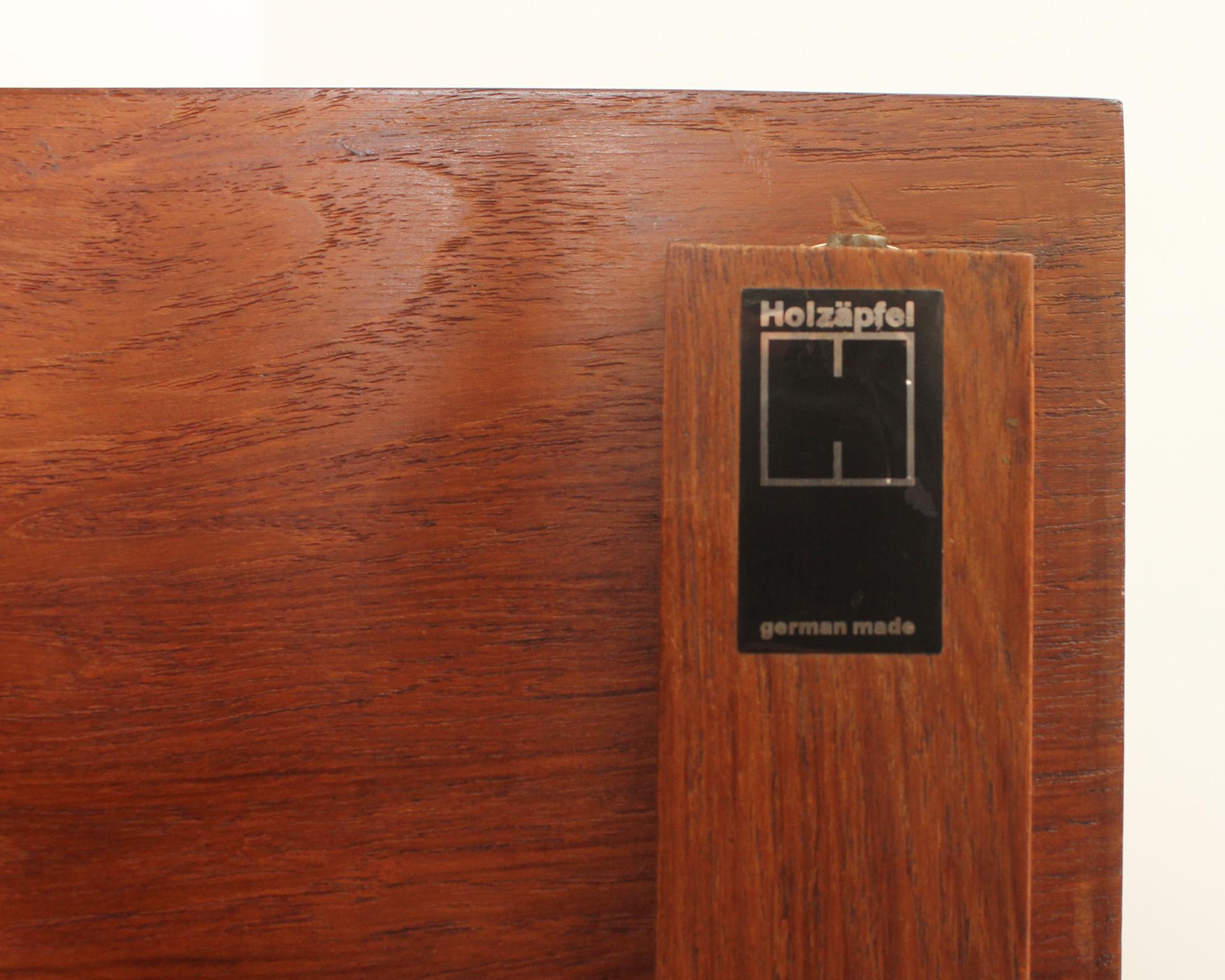 Teak Sideboard by Herbert Hirche for Holzäpfel, Germany 3