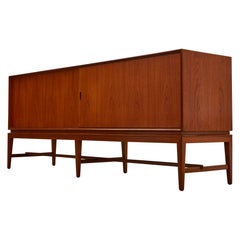 Teak sideboard by Severin Hansen by Haslev Møbelsnedkeri, 1960's