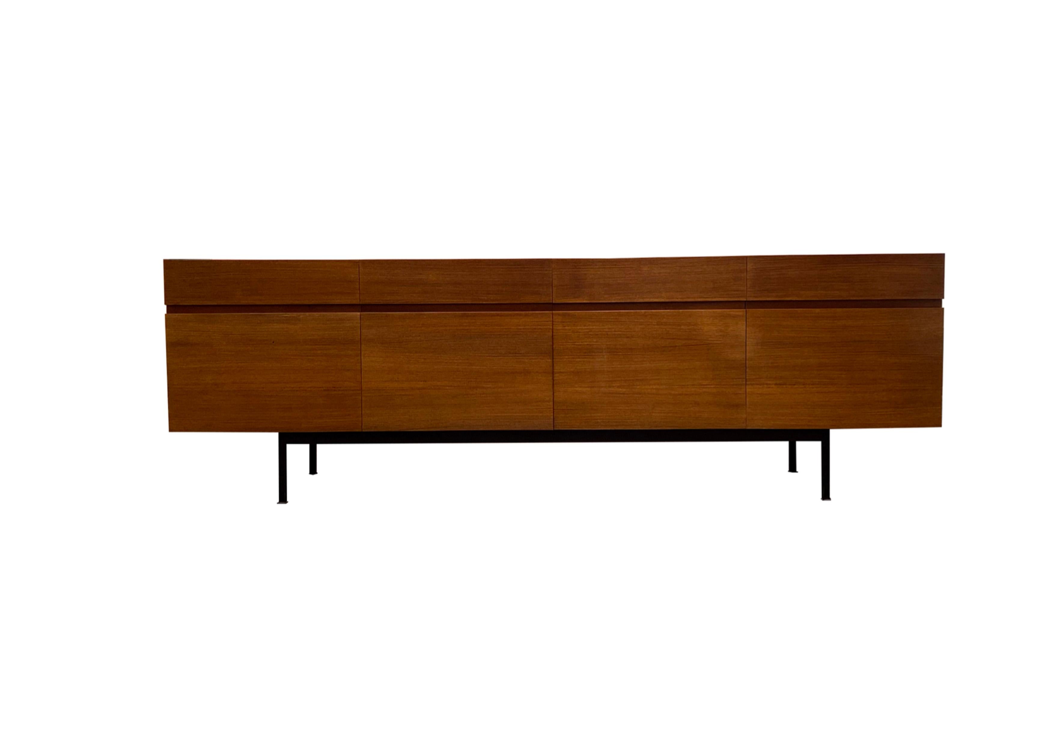 Mid-Century Modern Teak sideboard by Victoria möbel, Swiss design, Circa 1960  For Sale