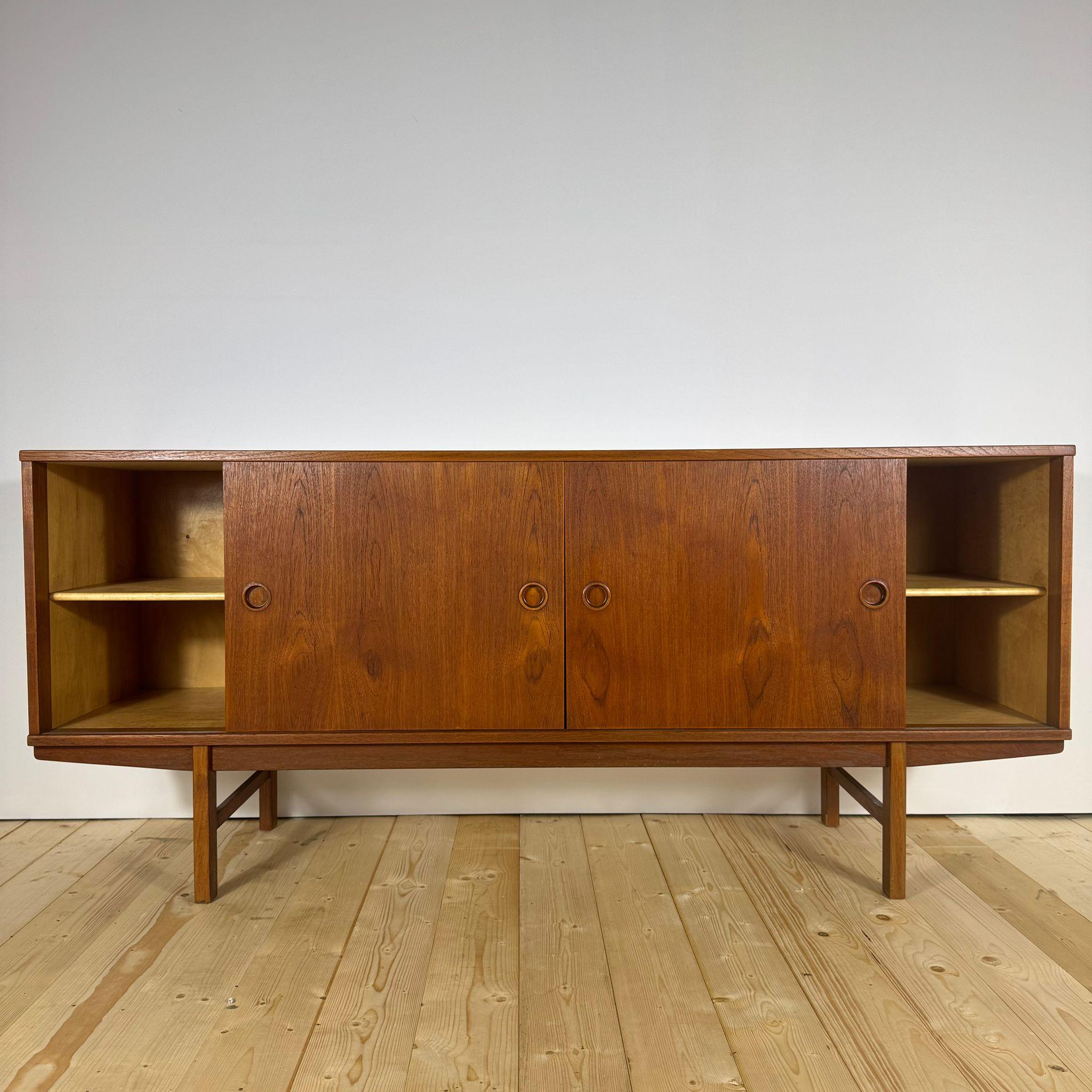 Teak sideboard by Yngve Ekstrom for Dux For Sale 2