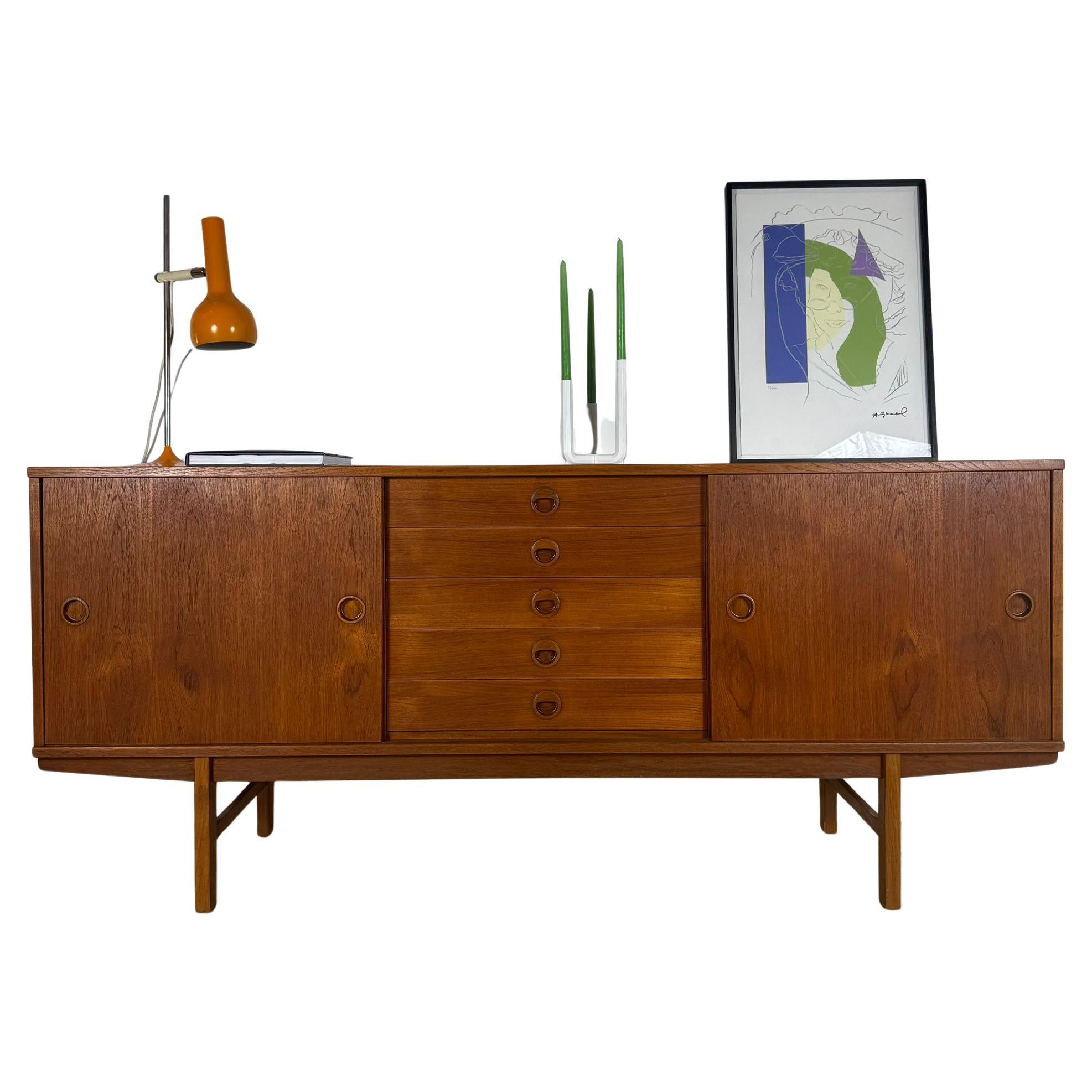 Teak sideboard by Yngve Ekstrom for Dux For Sale