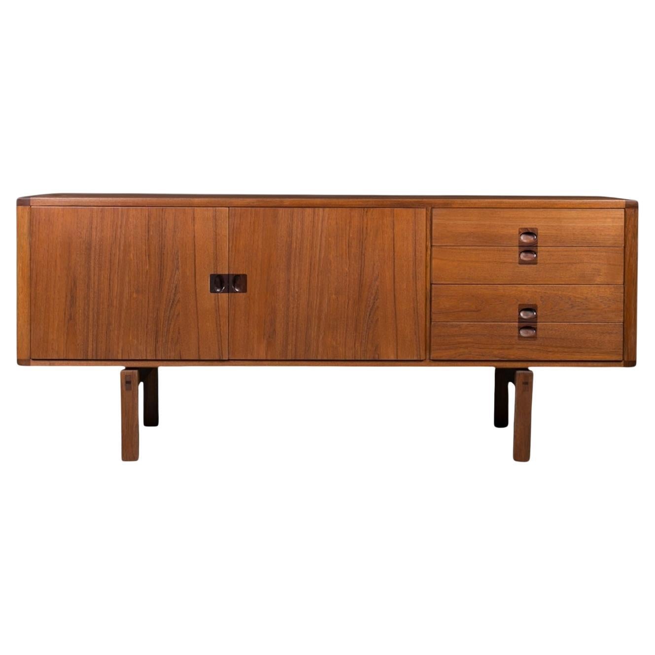 Teak Sideboard CORONA by Lennart Bender for Ulferts, Mid Century Modern Design