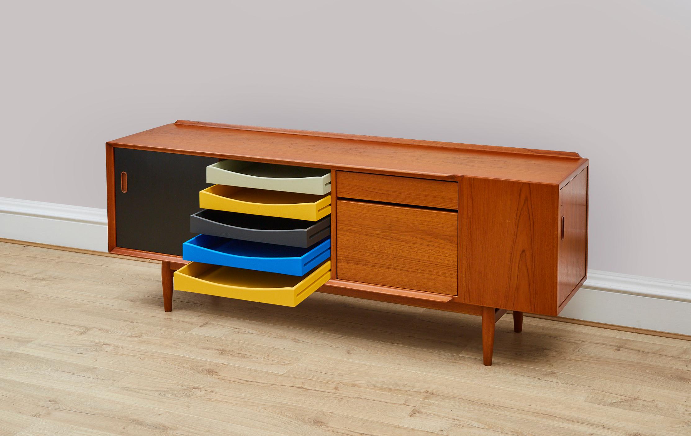 Teak Sideboard/Credenza by Arne Vodder for Sibast, 1960's In Good Condition For Sale In London, GB