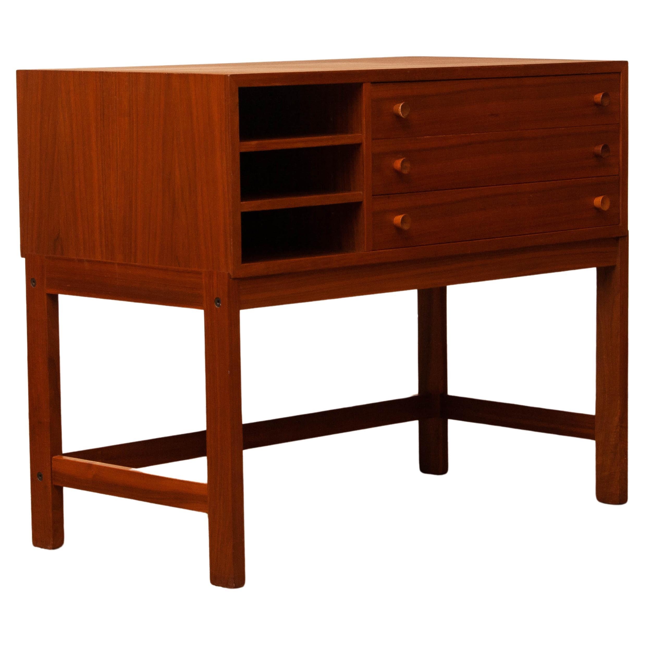 Scandinavian Modern Walnut Sideboard By Karl Erik Ekselius For JOC Design Vetlanda Sweden. 1960s For Sale